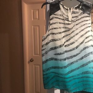 Sheer tank top